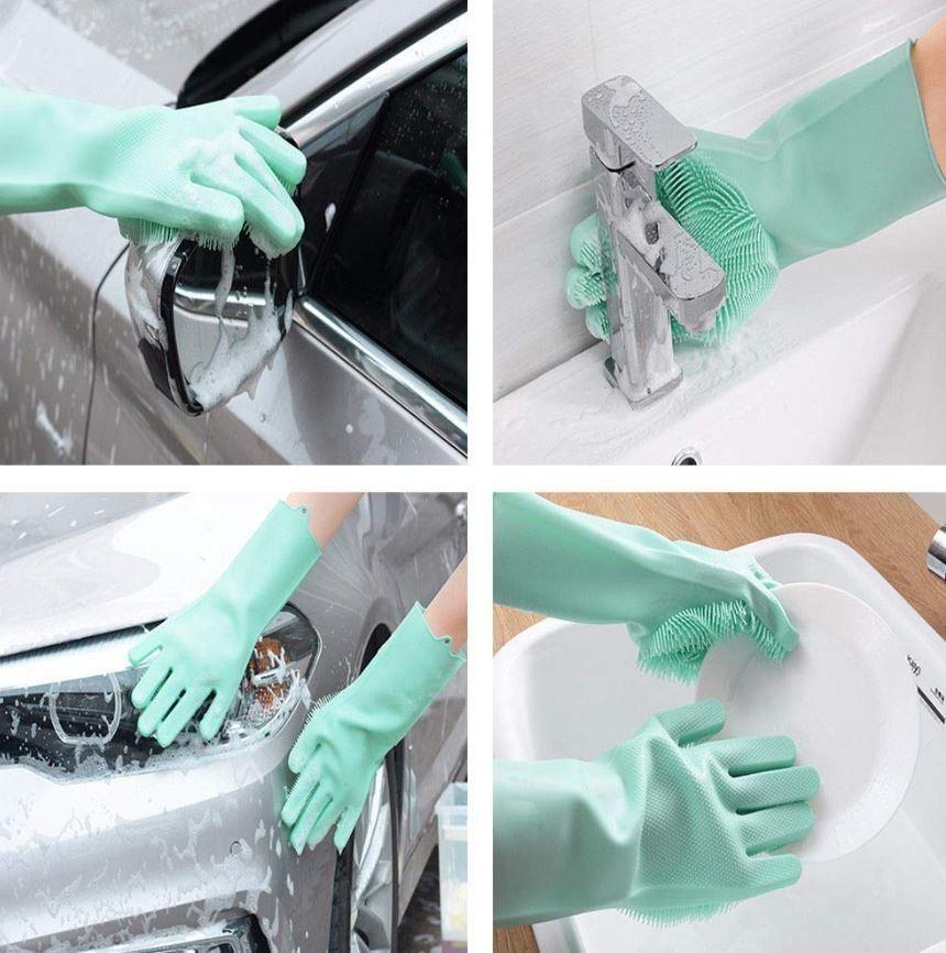 Silicone Cleaning Gloves