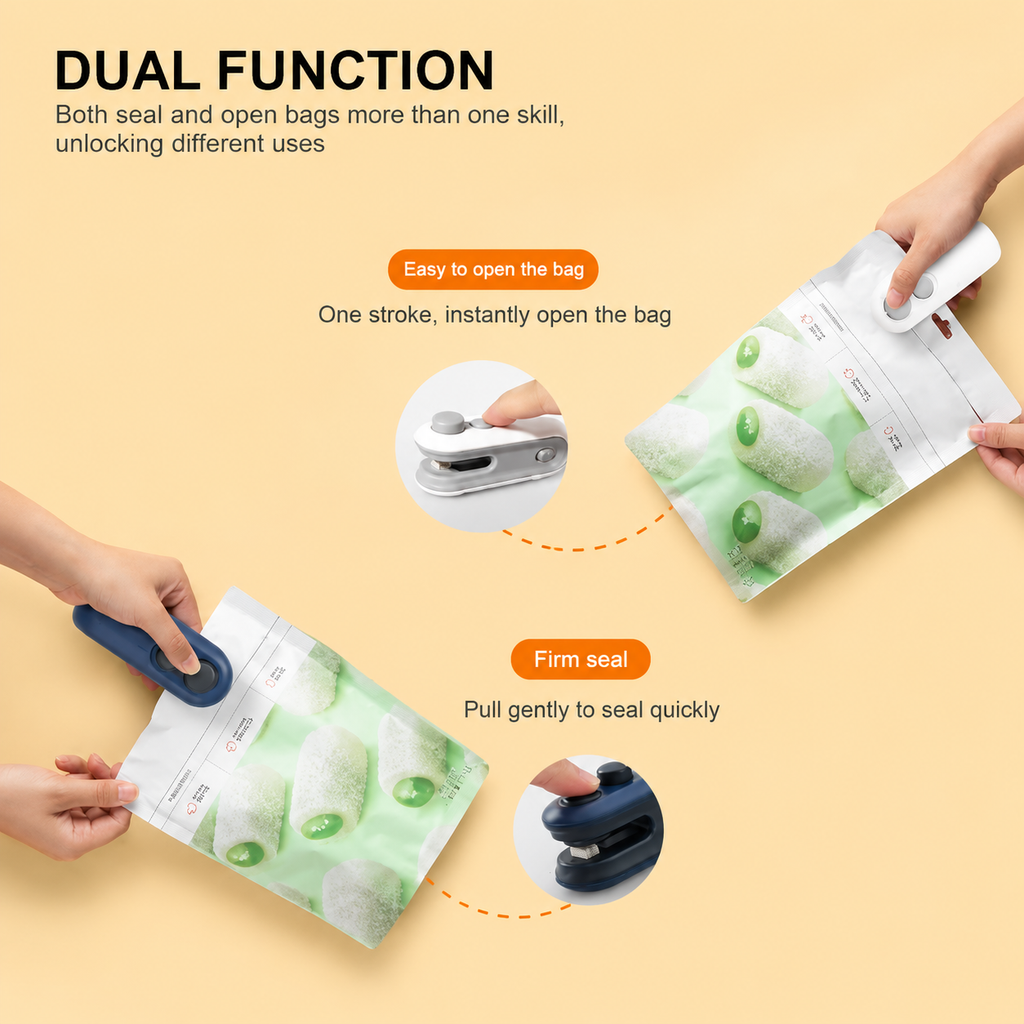 2 in 1 Portable Mini Sealing Machine